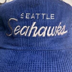 Seattle Seahawks Blue Corduroy Cap